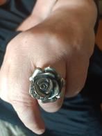 Zilveren rozen ring, Sieraden, Tassen en Uiterlijk, Ringen, Ophalen of Verzenden, Zo goed als nieuw