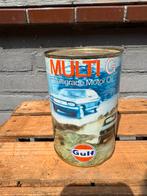 Multi G Gulf oud olieblik, Verzamelen, Merken en Reclamevoorwerpen, Gebruikt, ., ., .