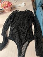 Zwarte Body met Spinnenweb - Maat XS, Ophalen of Verzenden, Zo goed als nieuw, Halloween, Kleding