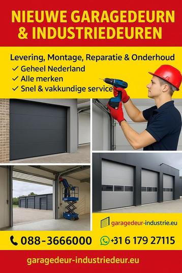 Monteur, Monteurs garagedeur, roldeur, industriedeur heel NL beschikbaar voor biedingen