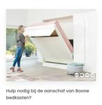 Boone Verticaal Opklapbed - Ruimtebesparend!, Huis en Inrichting, Ophalen, Eenpersoons, Wit, 200 cm