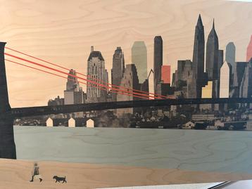 Storywood Wandpaneel New York 150x75cm beschikbaar voor biedingen