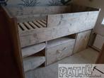 nieuw leuke stevige halfhoogslaper steigerhout, Ophalen of Verzenden, Nieuw, Halfhoogslaper