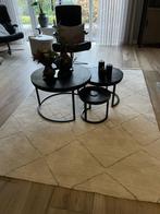 2 st. vloerkleden beige met grijze streep  Ikea-Tversted, Huis en Inrichting, Stoffering | Tapijten en Kleden, Ophalen, Beige