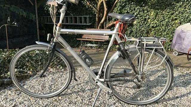 Gazelle herenfiets 'Lite Hybrid Superieur', frame 61cm, Fietsen en Brommers, Fietsen | Heren | Herenfietsen, Gebruikt, Gazelle