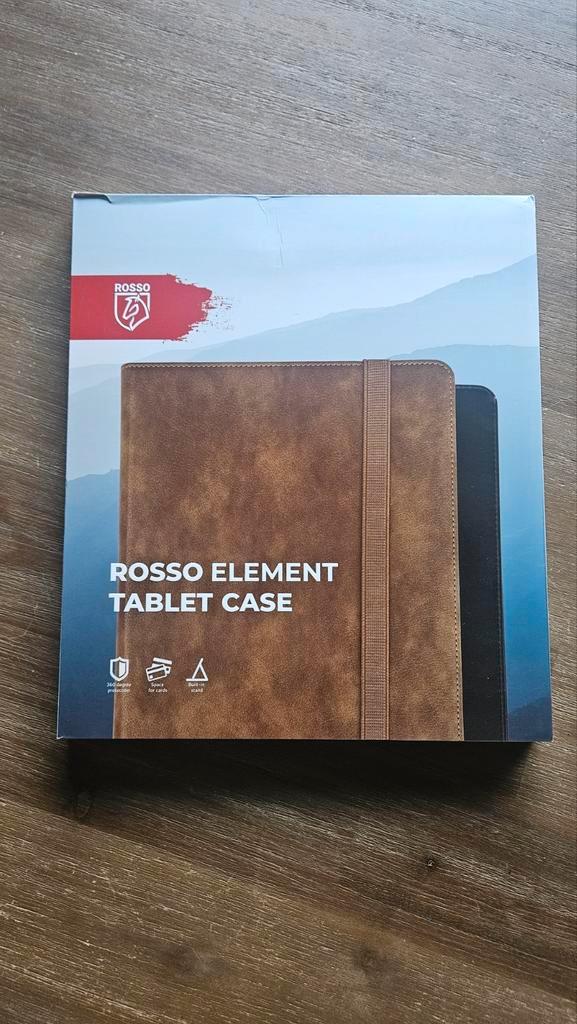 Samsung Galaxy Tab S9 FE+ Hoes - Leder Bruin, Computers en Software, Laptophoezen, Nieuw, Ophalen of Verzenden