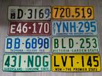 8 Kentekenplaten Fiji, Nieuw Zeeland en Australië, Ophalen of Verzenden, Gebruikt