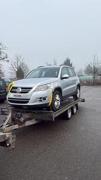Volkswagen Tiguan 2.0 TSI 4 Motion 2009, Auto diversen, Schadeauto's, Ophalen, Zwart, Benzine, SUV of Terreinwagen