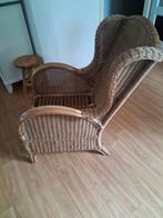 Rieten Fautuil, Huis en Inrichting, Stoelen, Ophalen, Gebruikt, Bruin, Vintage
