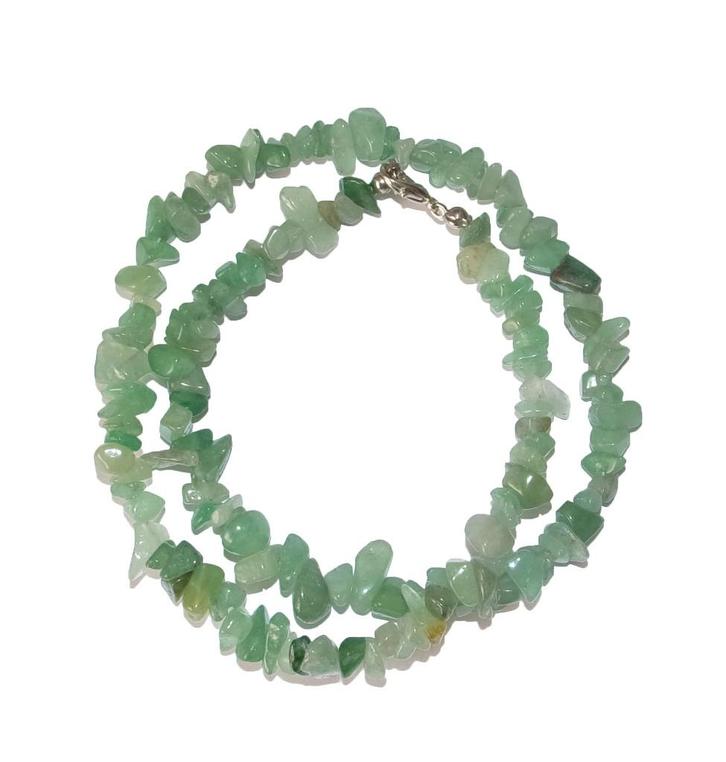 Splitketting Aventurijn Lengte circa 45 cm, Verzamelen, Mineralen en Fossielen, Mineraal, Verzenden