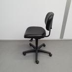 Ahrend werkplaatsstoel - zwarte skai bureaustoel, Gebruikt, Bureaustoel, Ophalen