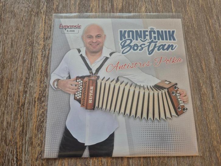 Bosjan Konecnik - Antistres polka, Cd's en Dvd's, Vinyl | Nederlandstalig, Nieuw in verpakking, Levenslied of Smartlap, Overige formaten