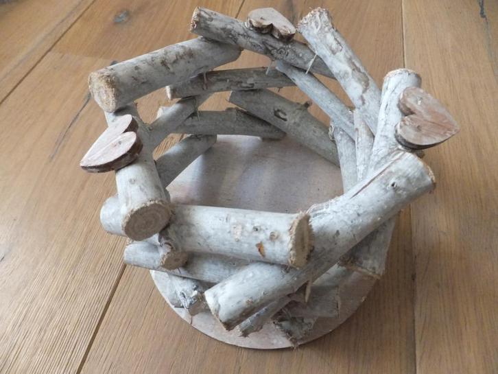 brocante bloempotje plantje decoratie oase bloemstukje hart, Huis en Inrichting, Overige Huis en Inrichting, Ophalen of Verzenden