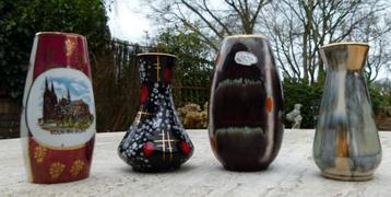 4 x West Germany Vazen JASBA BAVARIA Aparte Maat beschikbaar voor biedingen