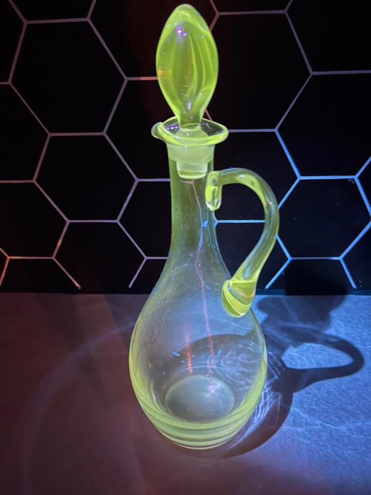 Oud glazen karaf, Antiek en Kunst, Antiek | Glas en Kristal, Ophalen of Verzenden