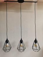 Hanglamp, Huis en Inrichting, Lampen | Hanglampen, Ophalen, Gebruikt, Metaal, 50 tot 75 cm