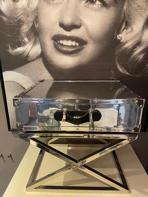 2x Eichholtz LUXE bijzettafel nachtkastje Barclay tafeltje, Huis en Inrichting, Woonaccessoires | Overige, Gebruikt, Ophalen