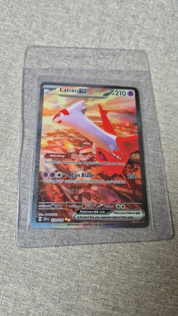 Pokémon Surging Sparks: Latias EX SIR beschikbaar voor biedingen