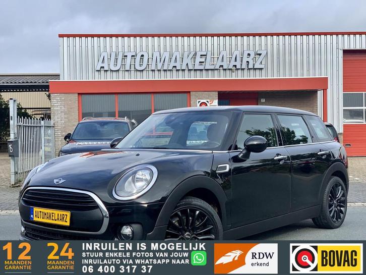 Mini Mini Clubman 1.5 One D Pepper Business Sport Leder, Auto's, Mini, Bedrijf, Te koop, Clubman, ABS, Airbags, Airconditioning