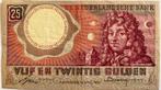 25 gulden 1955, Postzegels en Munten, Bankbiljetten | Nederland, Ophalen of Verzenden, 25 gulden, Los biljet