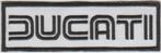 Ducati stoffen opstrijk patch embleem #18, Ophalen of Verzenden, Nieuw
