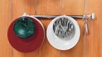 Zilverkleurige onderzetter Faitoo by Philippe Starck, Ophalen of Verzenden, Gebruikt, Pot of Pan