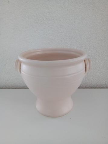 EEN MOOIE BEIGE BLOEMPOT  beschikbaar voor biedingen