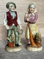 Porseleinen Beeldjes Opa & Oma - Set, Ophalen of Verzenden, Gebruikt, Overige materialen, Mensenbeeld