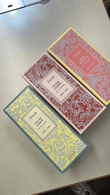 Fresh parfums 3 sorten 100ml nieuw nooit gebgruikt beschikbaar voor biedingen