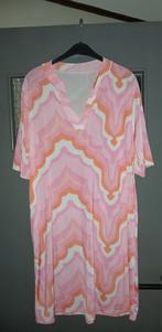 Travelstof tuniek roze print one size, Kleding | Dames, Ophalen of Verzenden, Nieuw, Roze