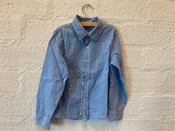 Geruite blouse lange mouwen, maat 110/116 - Hema beschikbaar voor biedingen