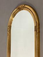 Vintage Grote Spiegel met Gouden Lijst, Minder dan 50 cm, Gebruikt, Overige vormen, 150 tot 200 cm