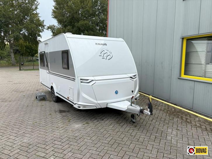 Knaus Sport 450 FU Walker Ellis 280, Caravans en Kamperen, Caravans, Bedrijf, tot en met 4, 1000 - 1250 kg, Rondzit, Knaus, Dwarsbed