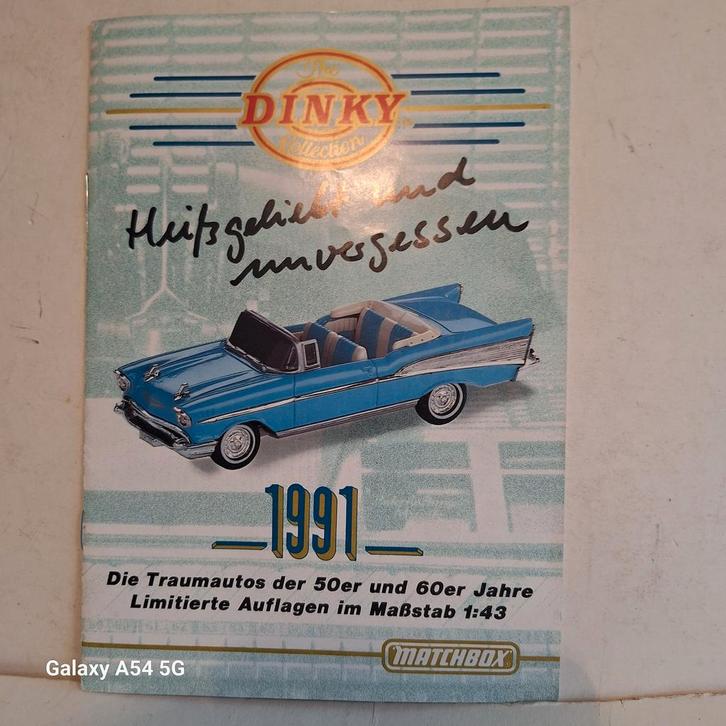 Dinky Collection Folder, Boeken, Catalogussen en Folders, Gelezen, Folder, Ophalen of Verzenden