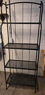Metalen rek met 4 planken, Ophalen, Gebruikt