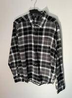Flanellen overhemd lange mouwen. Maat: 2xl / XXL, Kleding | Heren, Overhemden, Ophalen of Verzenden, Zo goed als nieuw, Zwart