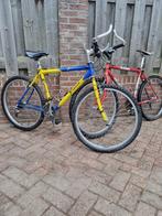 twee mountain bikes, Gebruikt, Heren, Geen vering, Ophalen