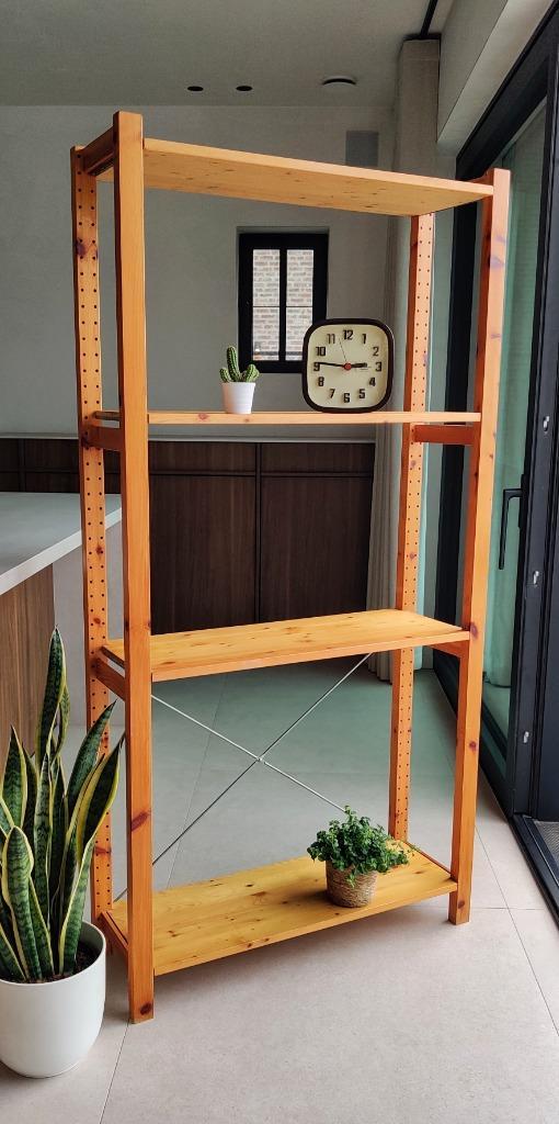 Authentiek jaren '70 boekenrek, Huis en Inrichting, Woonaccessoires | Wandplanken en Boekenplanken, Zo goed als nieuw, Ophalen