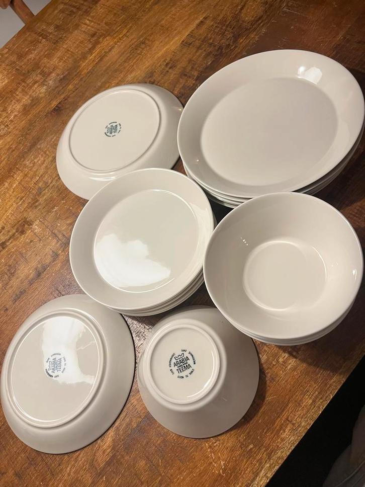 Iitalla Arabia Teema Servies - 6 Personen kleur linnen, Huis en Inrichting, Keuken | Servies, Zo goed als nieuw, Compleet servies