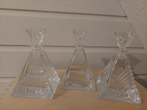 Kristallen Karaffen Set - 5 Stuks, Antiek en Kunst, Antiek | Glas en Kristal, Ophalen of Verzenden