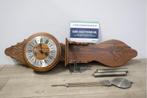 Duitse Slingerklok met Gewichten & Pendule, Ophalen of Verzenden