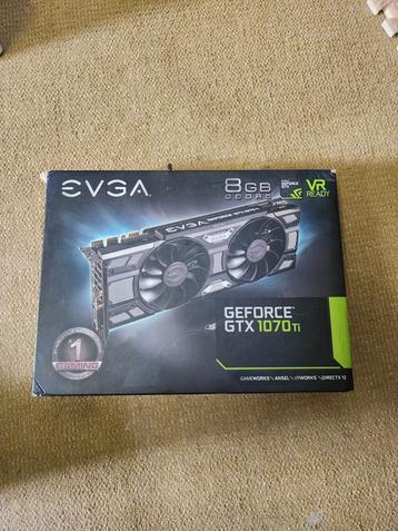 EVGA GTX 1070 Ti 8GB - Nieuwstaat met doos! beschikbaar voor biedingen