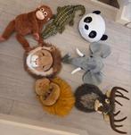 Dieren koppen kinderkamer, Ophalen of Verzenden, Wanddecoratie