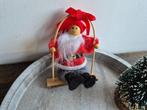 Vintage kersthanger schommel met kerstman, Diversen, Kerst, *, Gebruikt, *, Ophalen of Verzenden