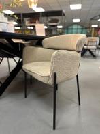 4x stoel beige - eetkamerstoel beige - stoelen beige, Ophalen, Overige kleuren, Nieuw, Stof