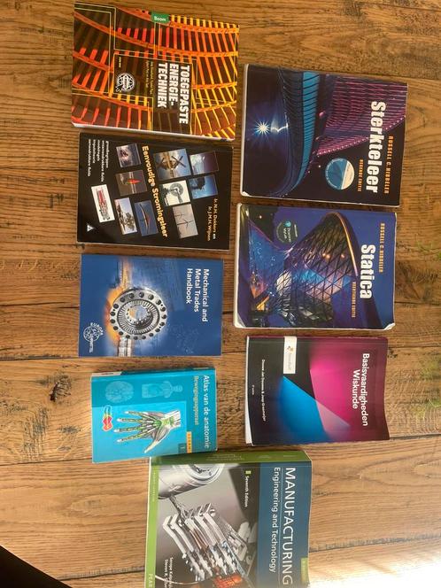 Biomechanical engineering / werktuigbouwkunde boeken hbo, Boeken, Schoolboeken, Gelezen, Overige niveaus, Ophalen of Verzenden
