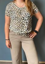 Panterprint shirtje, Maat 38/40 (M), Bruin, Ophalen of Verzenden, Zo goed als nieuw