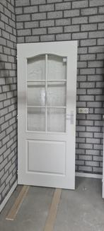Binnendeur, stomp, diverse inclusief beslag, Doe-het-zelf en Verbouw, 80 tot 100 cm, Gebruikt, Ophalen, 200 tot 215 cm