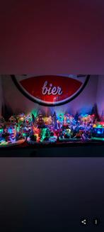 9 kerst dorp huisjes met lichtjes, lemax, luville, intratuin, Ophalen