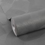 3 rollen grijs vliesbehang 'basic stuc' Praxis, Huis en Inrichting, Stoffering | Behang, Ophalen of Verzenden, Grijs, Basic stuc